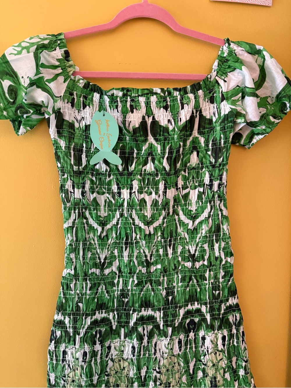 Smocked Mini Dress - Picture 3 of 5